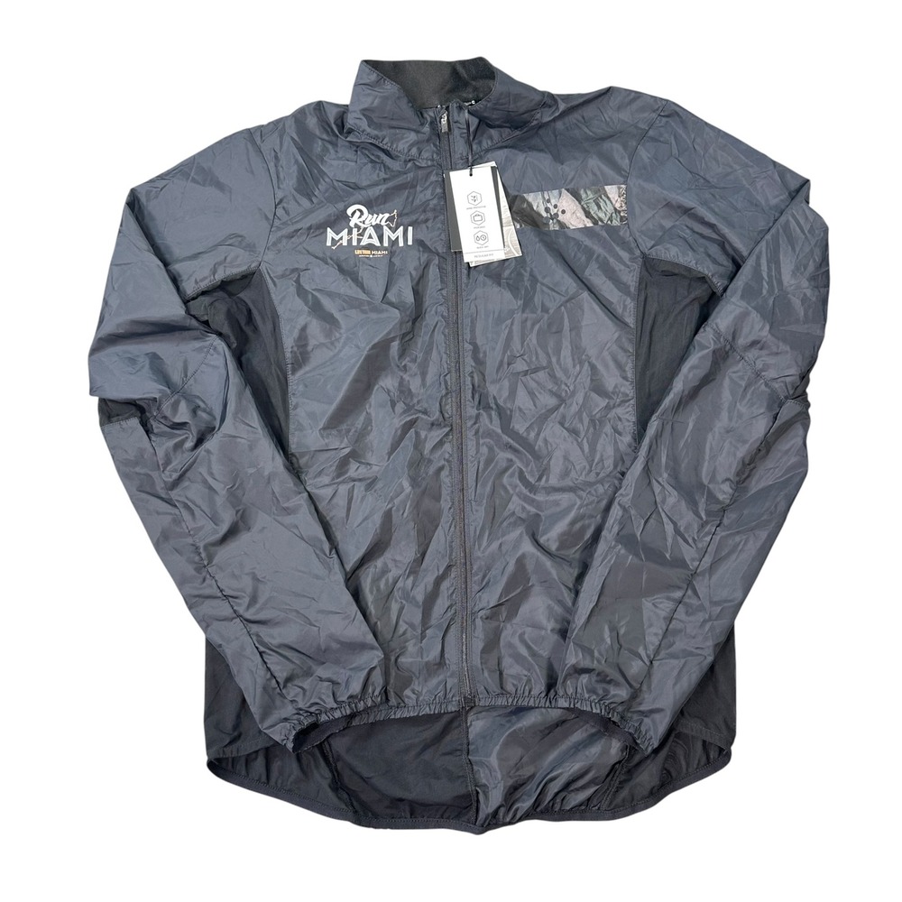 Craft Mens Essence Light Wind Black Run Miami Full Zip Jacket Size XL